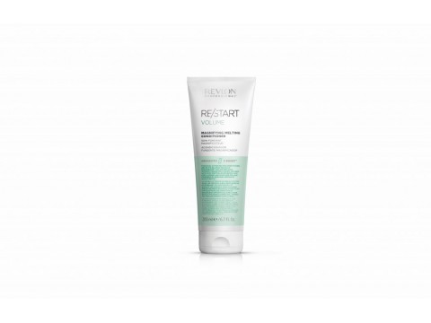 REVLON RE/START™ MAGNIFYING MELTING CONDITIONER – dvejopo veikimo purinantis kondicionierius, padeda subalansuoti galvos odos mikrobiomą ir suminkština plaukus jų neapsunkinant, 200 ml 